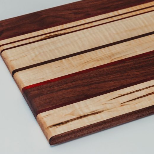 MPC large wooden cutting board angled left corner